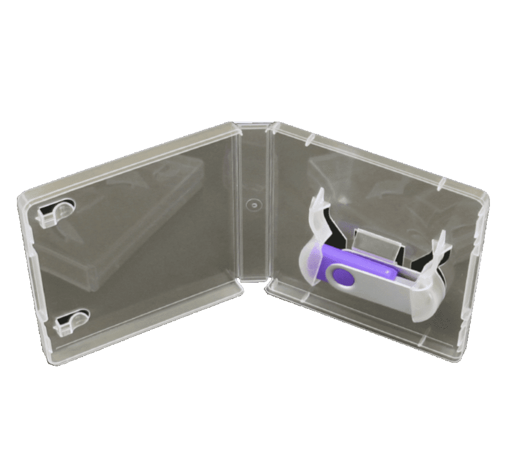 USB-Verpackung – Erhalten Sie Ihre USB-Sticks in einer eleganten und sicheren Verpackung für den Versand oder als Geschenk.